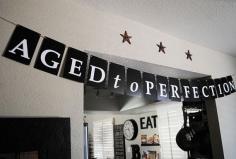 
                    
                        Jack Daniels inspired "Aged to Perfection" party bunting - printable
                    
                