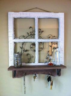 
                    
                        30 Interesitng Ways How To Use Old Windows....also great ideas for doors, bottle caps, wine corks & other thins!
                    
                