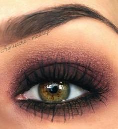 Bronzed smoky eye. #makeup #eyeshadow