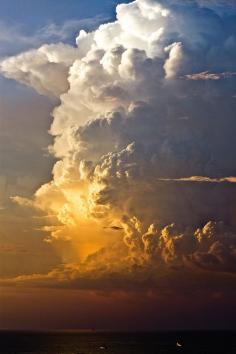 
                    
                        The higher the clouds, the more chance of a tornado. Read an article on cumulous cloud formations, and I recall this from that article.
                    
                