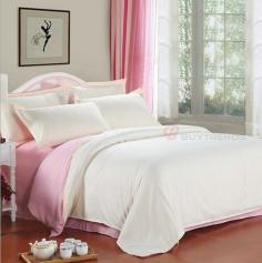 
                    
                        Fantastic White and Pink Assort Color 4 Pieces Cotton Bedding Sets #bedding #fashion
                    
                