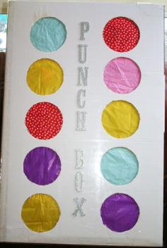 How to Make a ‘Punch Box’ Party Game…   This is what I want to do for the next Birthday party we #Party Ideas