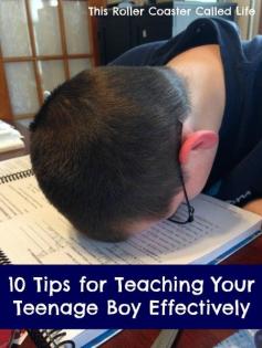 
                    
                        10 Tips for Teaching Your Teenage Boy
                    
                