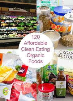 
                    
                        120 Affordable Clean Eating Organic Food Items -- From produce to baking needs, this list will make your transition to organic foods much easier.
                    
                