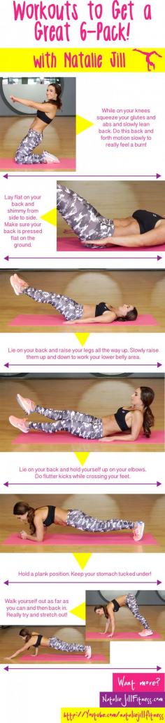 
                    
                        BEST exercises for 6 pack abs! Get all of your ab questions answered at nataliejillfitnes...
                    
                