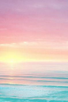 Pastel summer sky #beach #sunset