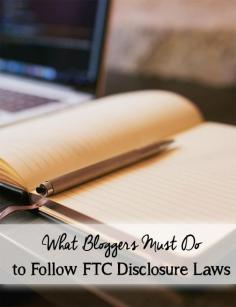 
                    
                        What Bloggers MUST Do to Follow FTC Disclosure Laws :: Oddly Lovely
                    
                