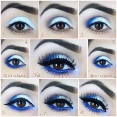 
                    
                        17 Stunning Makeup Tutorials. Awesome blue eye makeup!
                    
                