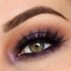 Purple smokey eye look #eye #eyes #makeup #eyeshadow #dramatic #dark