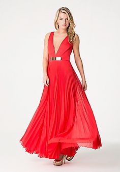 
                    
                        Red Pleated Gown
                    
                
