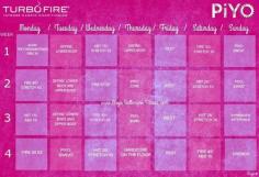 
                    
                        Turbo Fire and Piyo Workout ♡ Hybrid Schedule
                    
                