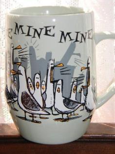 Disney Finding Nemo "Mine Mine Mine" mug. Hands off my coffee, it's mine!!!
