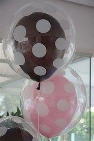 
                    
                        Balloons in balloons. Cute. I am definitely doing this at Addie's 1st bday :)
                    
                