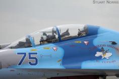
                    
                        Sukhoi Su-27UB Flanker Ukrainian Air Force RIAT 2011 (8)
                    
                