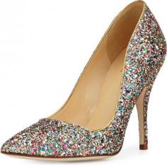 
                    
                        #KateSpade New York Licorice Too #Glitter Point-Toe #Shoes
                    
                