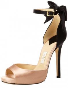 KateSpade  Chrissie Dress Sandal, Rose Gold/Black,