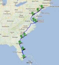 Road Trip Along The East Coast of USA #roadtrip #eastcoast #usa