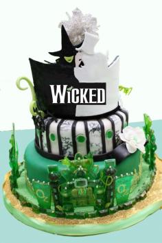 Wicked the Musical cake! Now this is an amazing cake!