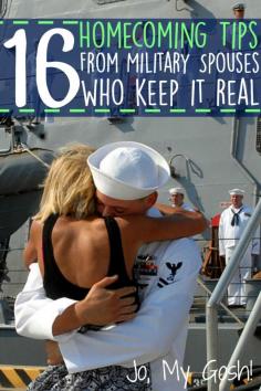 
                    
                        So much wisdom and knowledge in this group of milspouses!  Real homecoming tips for milsos
                    
                