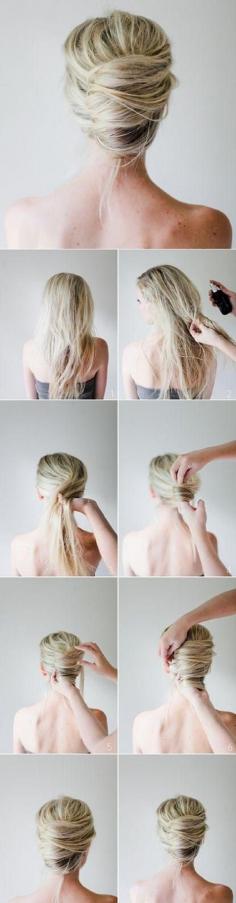messy french twist hairstyles casual wedding hair