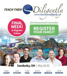 
                    
                        $10 Off Teach Them Diligently Registration & Last Week to Register!  (Sandusky, OH) Teach Diligently #ad
                    
                