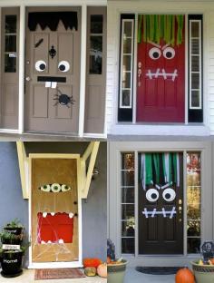 Halloween Decor: Looking For A Fun Way To Spook Your Guests Before They Even Step Foot In The House? Here Are 18 Monster Door Ideas!