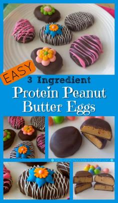 
                    
                        How to Make EASY Protein Peanut Butter Eggs - Only 3  Ingredients
                    
                