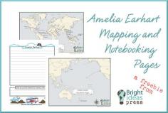 
                    
                        January Freebie: Amelia Earhart Mapping and Notebooking Pages
                    
                