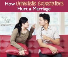 
                    
                        How Unrealistic Expectations Hurt a Marriage--#marriagetip
                    
                