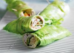 
                    
                        Ultimate Clean  Lean Lettuce Wrap [turkey, cucumber, hummus, paprika] low in calories, high in protein and fiber, yummy for meal or snack via Sheer Luxe #atkins #cleaneating
                    
                