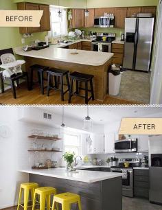 Kitchen redo: $6,000 {Design Sponge}