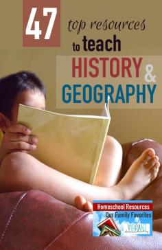 
                    
                        Need history and geography resource and curriculum ideas? Look no further! This comprehensive list compiled by a homeschool mom of four kids has a little bit of everything.
                    
                