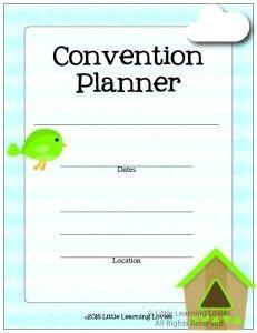 
                    
                        Convention planning pages...and a GIVEAWAY! Ends tonight!
                    
                