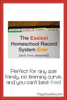 
                    
                        The Easiest Homeschool Record System Ever  www.psychowith6.c...
                    
                