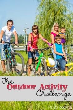Take the outdoor activity challenge and get organized for fun this summer.