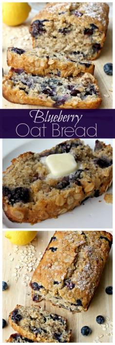 
                    
                        Easy homemade lemon blueberry bread with oats and walnuts. Absolutely heaven for breakfast warm with butter. #baking #breakfast #berrynoats Ad.
                    
                