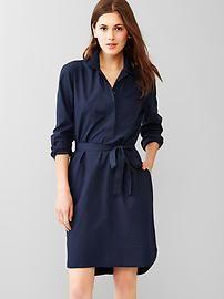 
                    
                        Belted popover shirtdress
                    
                
