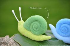 How to Make a Washcloth Snail for Diaper Cake - Video (SALE). $3.50, via Etsy.