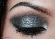 makeup gray silver glitter Make-up Artist Me!: Gray Fall Sky - Makeup Tutorial 2013 Fall makeup trend.