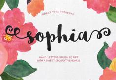 
                    
                        Free Sophia font
                    
                