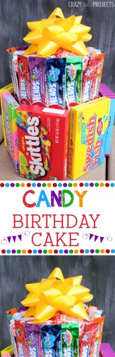 
                    
                        Make a Birthday Cake entirely out of candy!
                    
                