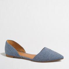 
                    
                        J.Crew Factory - Factory denim d'Orsay flats
                    
                