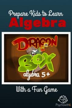 
                    
                        Prepare Kids to Learn Algebra with a Fun Game. Math app review of Draon Box Algebra 5+
                    
                