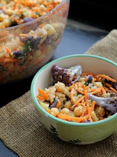 
                    
                        moroccan carrot and chickpea salad with dried plums, quinoa, and toasted cumin vinaigrette
                    
                