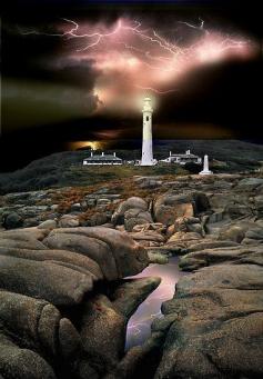 ~~Point Hicks Lighthouse ~ thunderstorm, Croajingalong NP, Victoria, Australia by Ern Mainka~~ #travel #photography #landscape