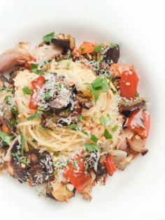 
                    
                        Garlic Roasted Veggie Pasta - The Lemon Bowl
                    
                