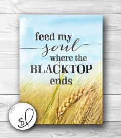 Country music song quote - Morning Sun, Wheatfield, Gold - KEITH URBAN Quote - 8x10 Fine Art Print