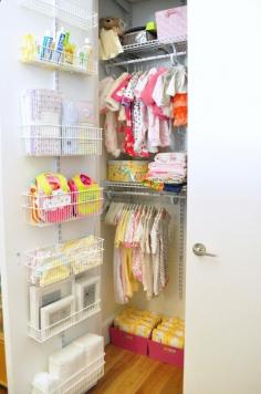Baby's Closet Organization