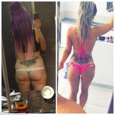 
                    
                        Holly Hagan posts 'before and after' shots of her bottom to Instagram #dailymail
                    
                