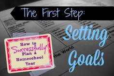 Setting Homeschool Goals